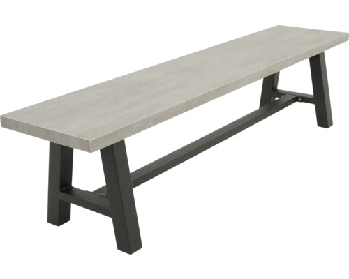 Tuinbank met zitvlak en onderstel