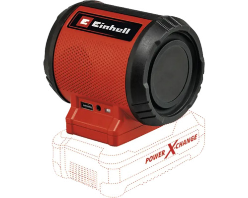 Einhell accu-bouwradio met USB-aansluiting