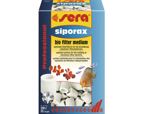 Sera Siporax bio filtermedium, verpakking van 200 liter