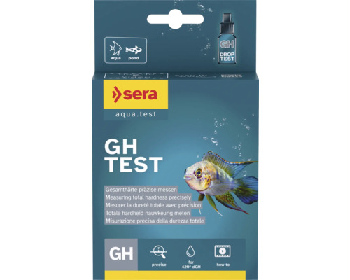 Sera GH test voor het bepalen van de totale hardheid in het aquarium