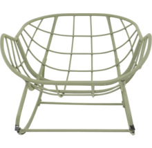 Metalen loungestoel met rasterontwerp