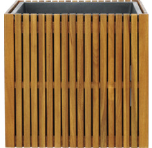 Bloembak van houten latten