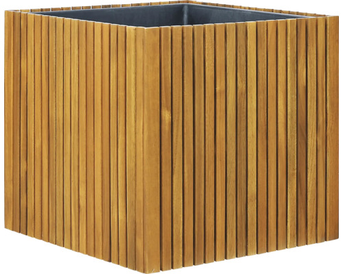 Vierkante plantenbak van hout