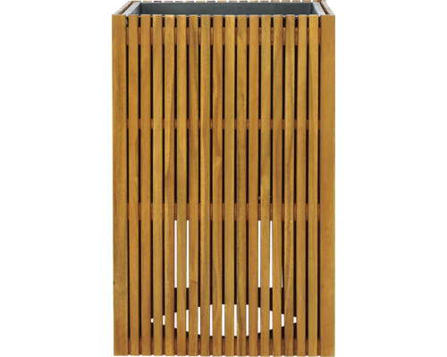 Bloembak van houten latten