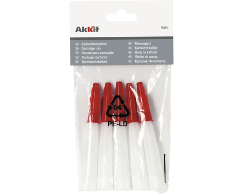 Akkit spuitmondstukken, 5 stuks