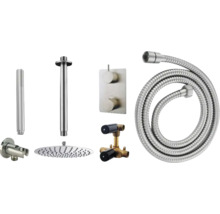 Douchesysteem met hoofddouche, handdouche, doucheslang en kraan