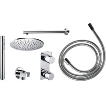 Doucheset met hoofddouche, handdouche, doucheslang en thermostaat