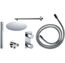 Douchesysteem met hoofddouche, handdouche, doucheslang en kraan