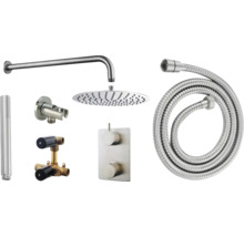 Douchearmatuur set met hoofddouche, handdouche en doucheslang