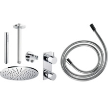 Doucheset met hoofddouche, handdouche, doucheslang en thermostaat