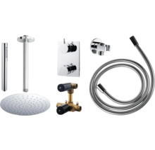 Doucheset met hoofddouche, handdouche, doucheslang en thermostaat