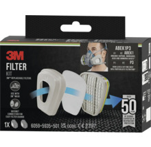 3M filterset met vervangbare filters voor 3M maskers