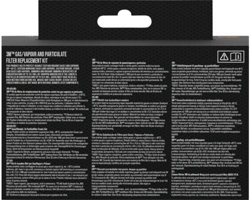 3M Gas-, damp- en deeltjesfilter vervangingsset