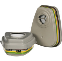 3M ABEK1 gasfilterpaar, bescherming tegen organische, anorganische, zure gassen en ammoniak