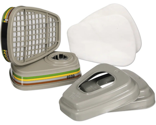 3M ademhalingsbeschermingsfilterset bestaande uit filter, voorfilter en filterdeksel