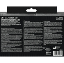 3M gas-, damp- en stofmasker ter bescherming tegen bepaalde gassen, dampen en deeltjes