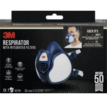 3M ademhalingsmasker met geïntegreerde filters