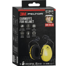 3M Peltor oorkappen voor helmen, SNR-waarde 26 decibel