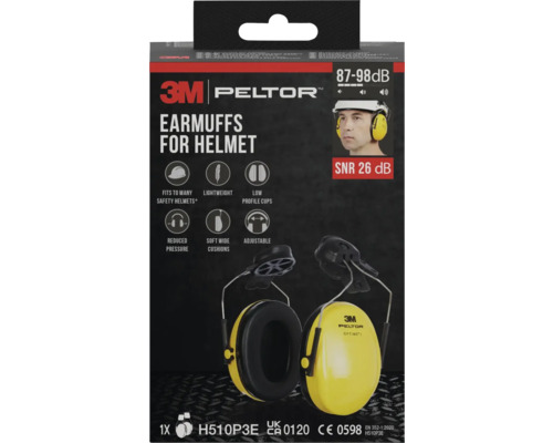 3M Peltor oorkappen voor helmen