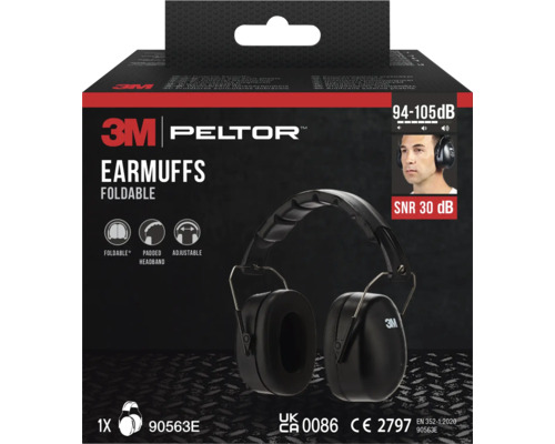 3M Peltor oorkappen, opvouwbaar