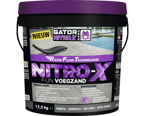 GATOR Nitro X Fine voegzand donkergrijs 12,5 kg kopen! | HORNBACH