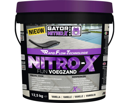 Emmer Gator Nitro X voegzand met een inhoud van 12,5 kg