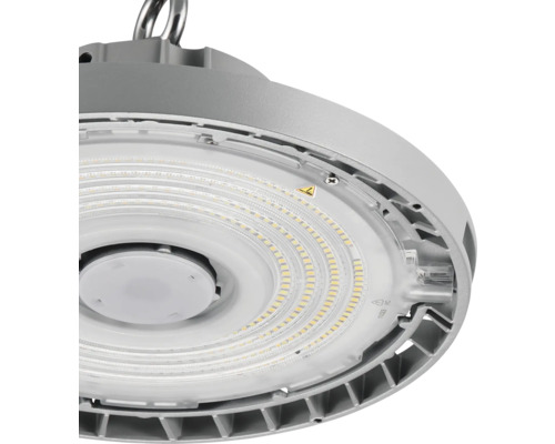 LED-hallamp met rond ontwerp en ophangsysteem