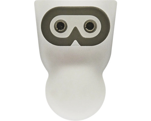 Stopcontactinzetstuk met twee gaten