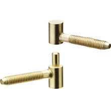 Twee verstelbare metalen deurhengels