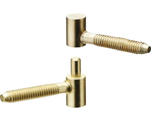 Twee verstelbare metalen deurhengels