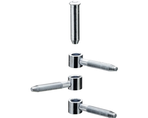 Deurhengsel met schroef en bout