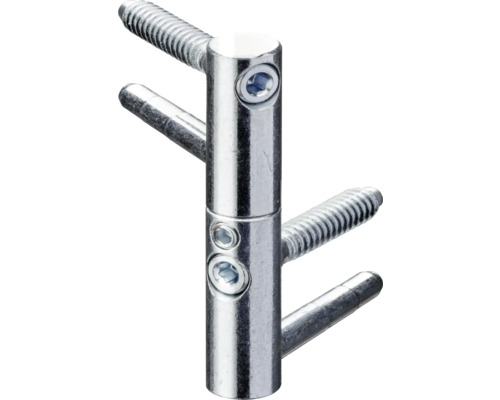 Inschroefbaar scharnier voor deur