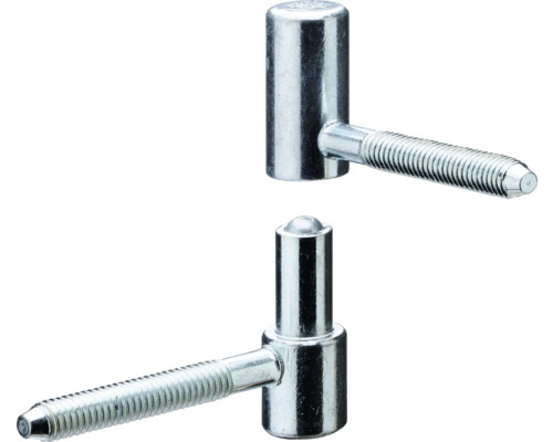 Schroefscharnieren met draadbouten in detail