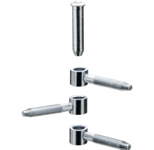 Deurhengsel met schroef en bout