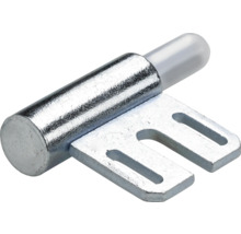 Metalen meubelverbinder met stift en houder