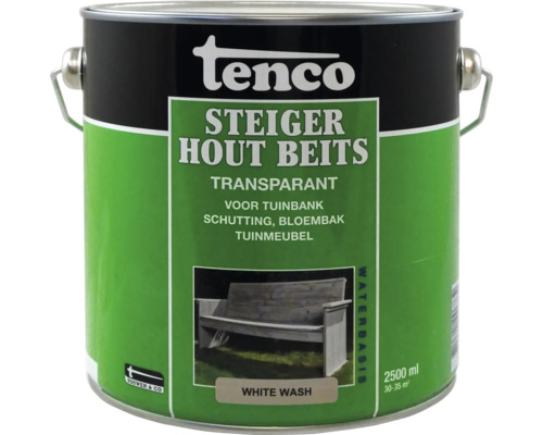 Tenco Steiger Houtbeits transparant, 2500 ml blik
