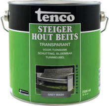 Tenco Steiger Houtbeits transparant, 2500 ml blik