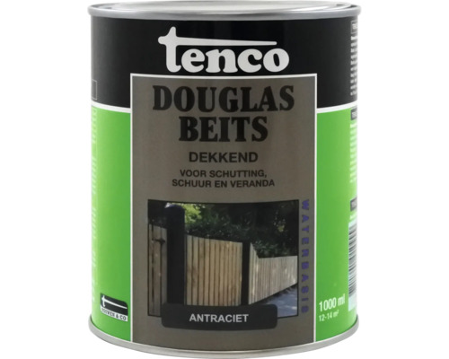 Blik Douglas Beits dekkend voor schuttingen, schuren en veranda's