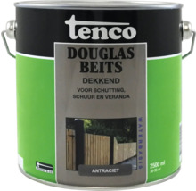 Tenco Douglas Beits antraciet beits in een emmer van 2500 ml