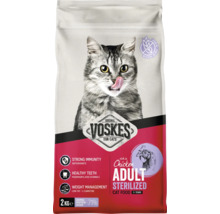 Voskes Adult Sterilized kattenvoer met kip 2 kilogram