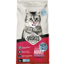 Voskes Adult Sterilized kattenvoer met zalm, 7 kg