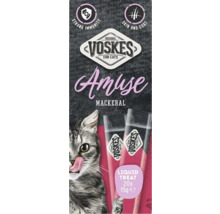 Voskes Amuse Mackerel kattensnack ter ondersteuning van de immuniteit en voor huid en vacht