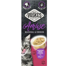 Voskes Amuse kattenvoer met makreel en kip, 7 maal 30 gram