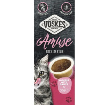 Voskes Amuse kattenvoer, rijk aan vis, graanvrij, voor huid en vacht, 7 porties à 30 gram