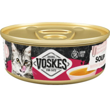 Voskes kattensoup met zalm in blik