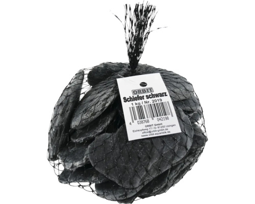 Net met zwarte leisteen, een kilogram