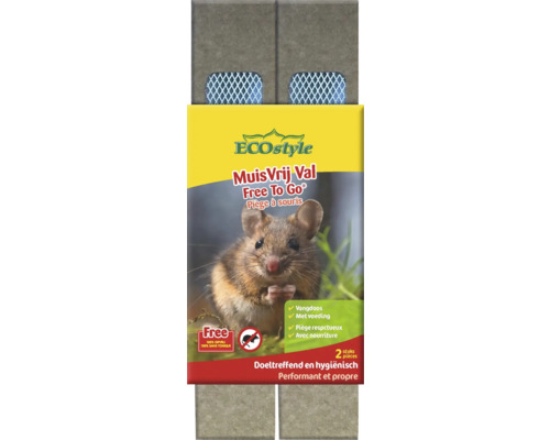 ECOstyle MuisVrij Val Free To Go verpakking met twee stuks