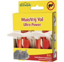 Muizenval met hoge effectiviteit, verpakking van twee stuks