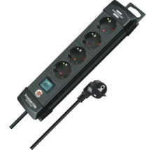 Verlengsnoer met vier stopcontacten en een schakelaar.