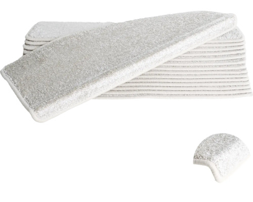 Stoffen trapmatten in een stapel